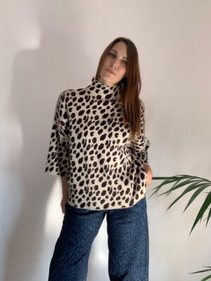 MAGLIONE LEOPARDATO