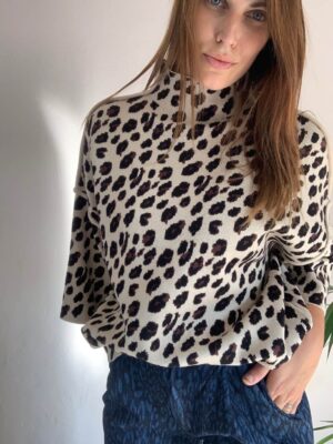 MAGLIONE LEOPARDATO