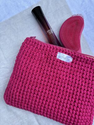 METIS FUCSIA MORBIDA cerniera BEIGE E FUCSIA