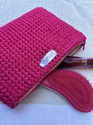 METIS FUCSIA MORBIDA cerniera BEIGE E FUCSIA