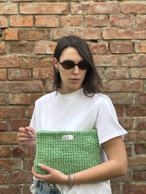 METIS LATTE&MENTA RIGIDA cerniera AZZURRA E VERDE