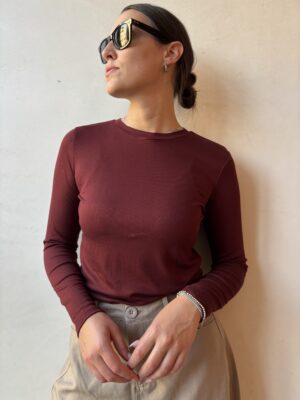 MAGLIA BASIC MATTONE