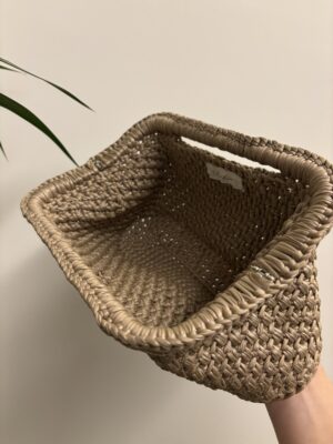 CLUTCH BAGUETTE ECOPELLE BEIGE
