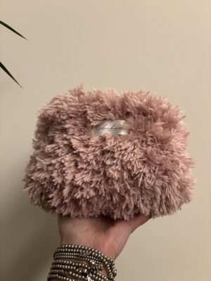 MINI CLUTCH PELO ROSA