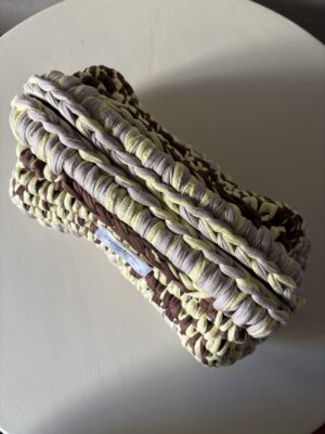 CLUTCH GIALLA, MARRONE, GRIGIA
