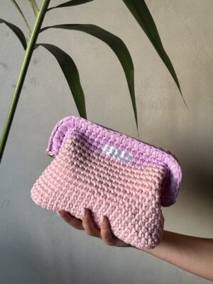 MAXI CLUTCH DOPPIO ROSA