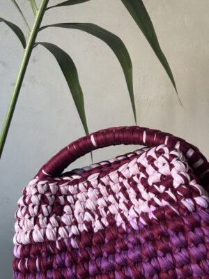 CLUTCH MEDIA VIOLA-ROSA-VINACCIA