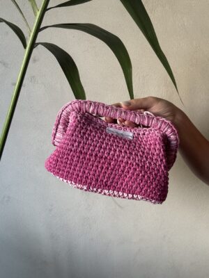 CLUTCH MEDIA PANNA E ROSA