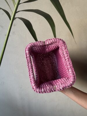 CLUTCH MEDIA PANNA E ROSA