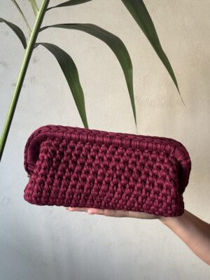 CLUTCH BAGUETTE BORGOGNA
